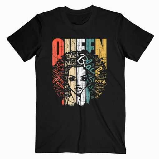 African American Shirt for Educated Strong Black Woman Queen T Shirt