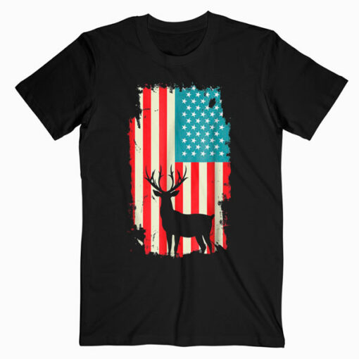 American Deer Hunter Patriotic T Shirt For men Women