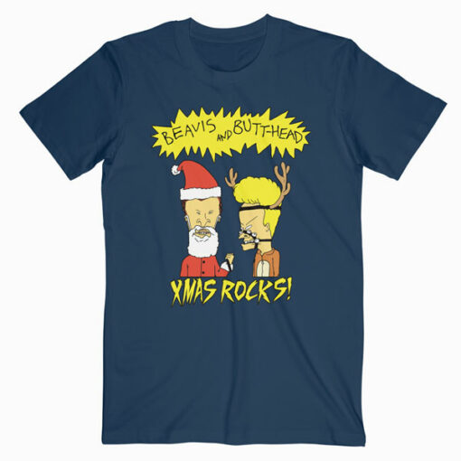 Beavis And Butt Head Xmas Rocks Funny T Shirt