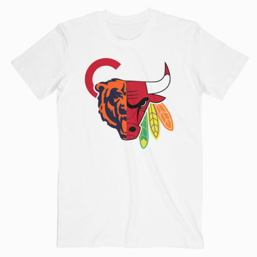 Chicago Sports Team Mashup T Shirt