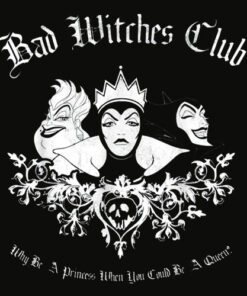 Disney Villains Bad Witches Club Group Shot Graphic T Shirts
