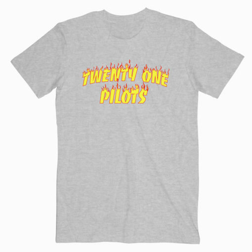 Flame Twenty One Pilots Band T Shirt