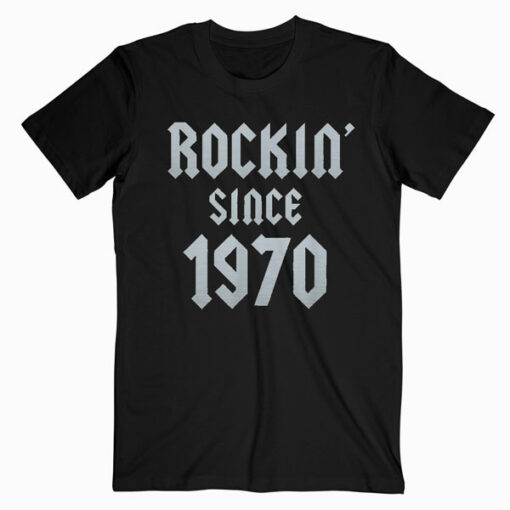 Gift for 50 Year Old Classic Rock 1970 50th Birthday T Shirts