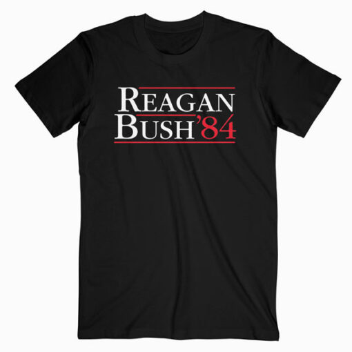 GunShowTees Men’s Reagan Bush 84 Vintage