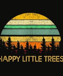 Happy Little Tree Bob Style Vintage Tshirt