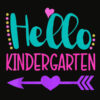 Hello Kindergaten 1st Day of Kindergarten Cute T Shirt