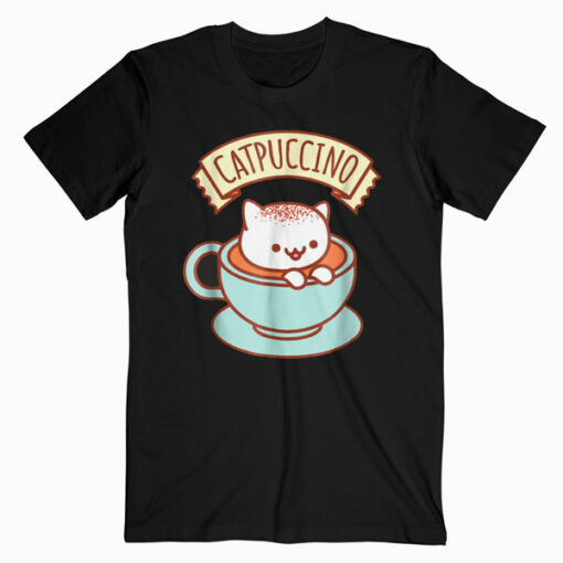 Kawaii Cat T Shirt CATPUCCINO