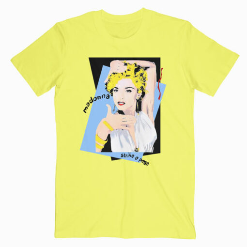 Madonna Licensed Strike A Pose Band T Shirt