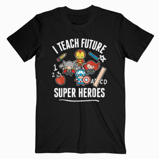 Marvel Avengers Classic Teach Super Heroes Graphic T Shirt