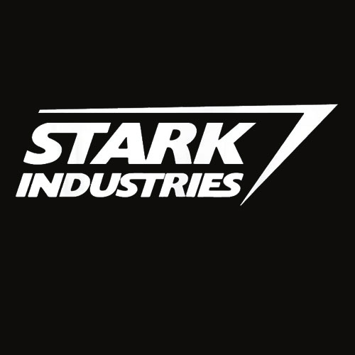 Marvel Iron Man Stark Industries Logo Graphic T Shirts