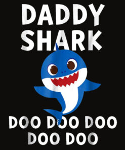 Mens Pinkfong Daddy Shark Official T shirt