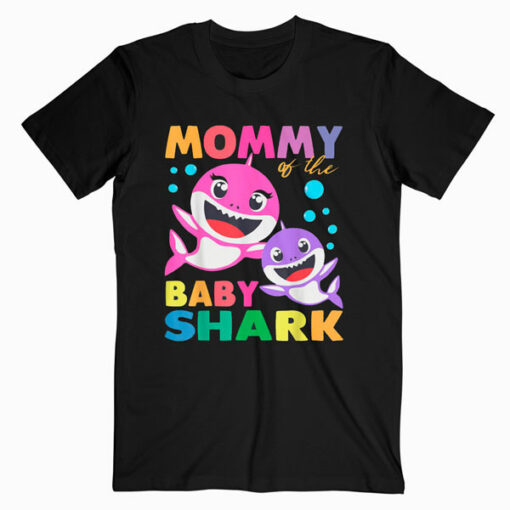 Mommy Of The Baby Shark Birthday T Shirt