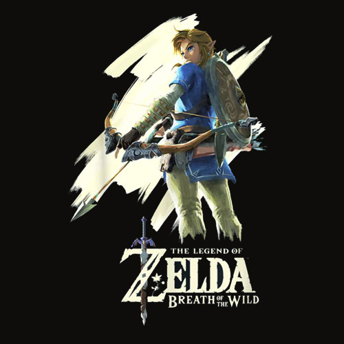 Nintendo Zelda Breath of the Wild Link Stare Graphic T Shirt
