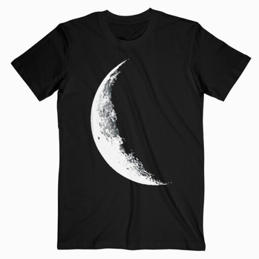 Shiny Moon T Shirt Half Moon T shirt