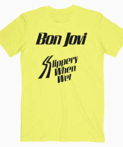 Slippery When Wet Tour Bon Jovi Band T shirt