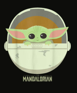 Star Wars The Mandalorian The Child Bassinet Portrait T Shirt