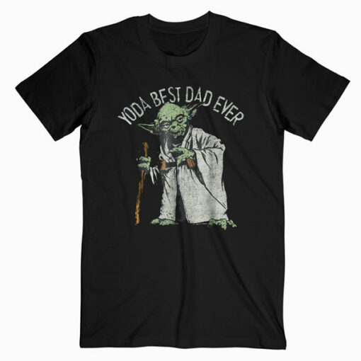 Star Wars Yoda Best Dad Ever Graphic T Shirt