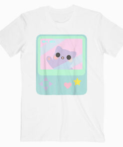 Super Kawaii Gamer Cat kitty Pastel Anime Inspired T Shirt