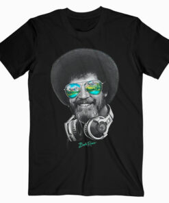 Teelocity DJ Bob Ross T Shirt