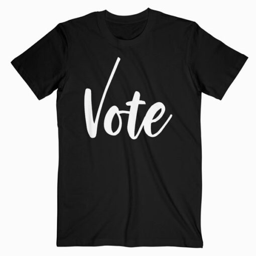 VOTE Political Election November Check Mark Tshirt