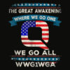 We Are Q QAnon Flag WWG1WGA Q Anon TShirt