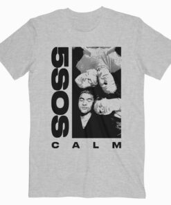 5 Seconds of Summer White CALM Band T Shirt