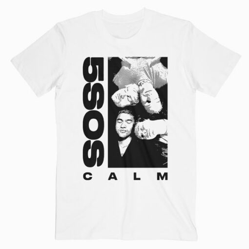 5 Seconds of Summer White CALM Band T Shirt