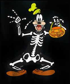 Disney Goofy Skeleton Halloween T Shirt