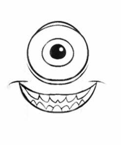 Disney Monsters Inc Mike Wazowski Halloween Graphic T Shirt