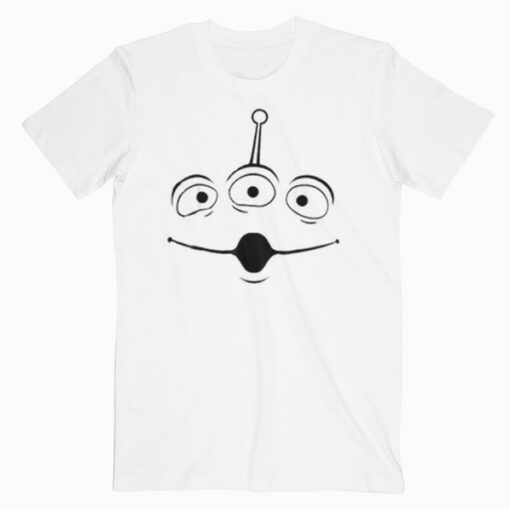 Disney Pixar Toy Story Alien Face Halloween Graphic T Shirt