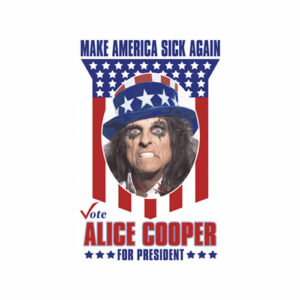 Elected Alice Cooper For President Band T Shirt