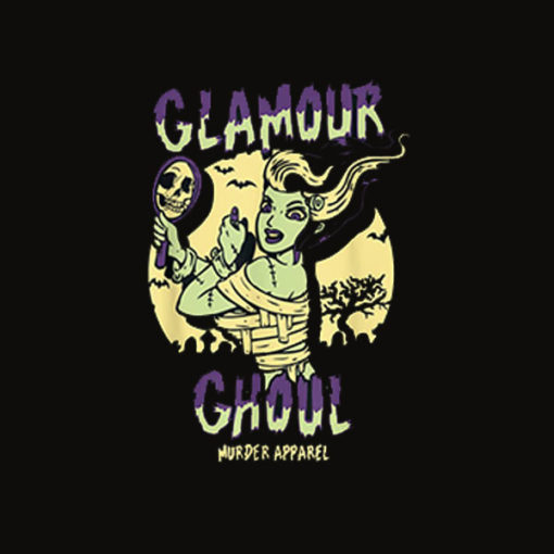 Glamour Ghoul Vintage Halloween Monster T Shirt