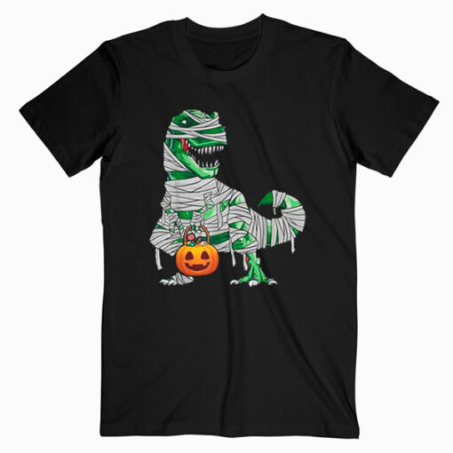 Halloween Pumpkin Dinosaur T Shirt Gift for Kids Boys Girls