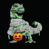 Halloween Pumpkin Dinosaur T Shirt Gift for Kids Boys Girls
