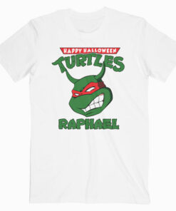Happy Halloween Turtles Raphael Zombie Funny T Shirt