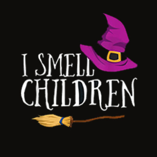 I Smell Children Teacher Halloween Witch Tshirt For Women T Shirt