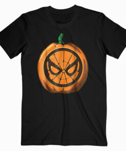 Marvel Spider Man Halloween Pumpkin Graphic T Shirt