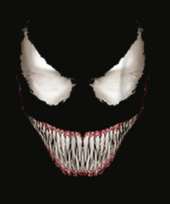 Marvel Venom Big Face Grin Halloween Costume Graphic T Shirt