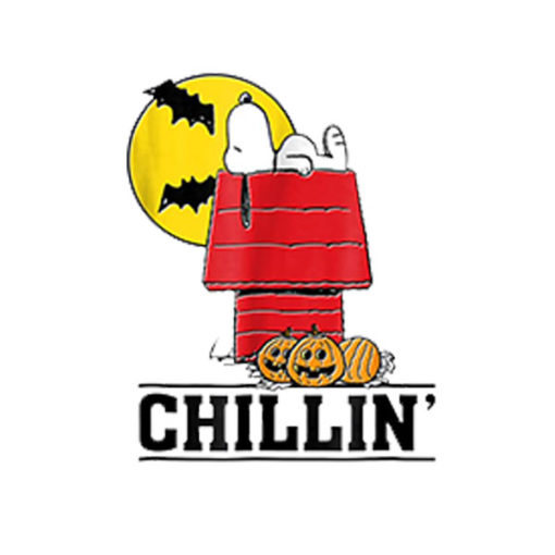 Peanuts Snoopy Chillin’ Halloween Style T Shirt