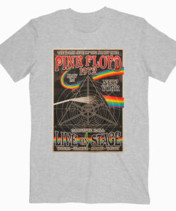 Pink Floyd 1972 Carnegie Hall Poster Band T Shirt