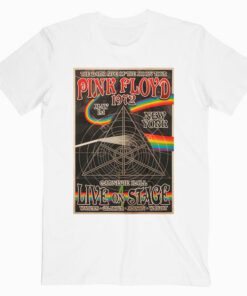 Pink Floyd 1972 Carnegie Hall Poster Band T Shirt