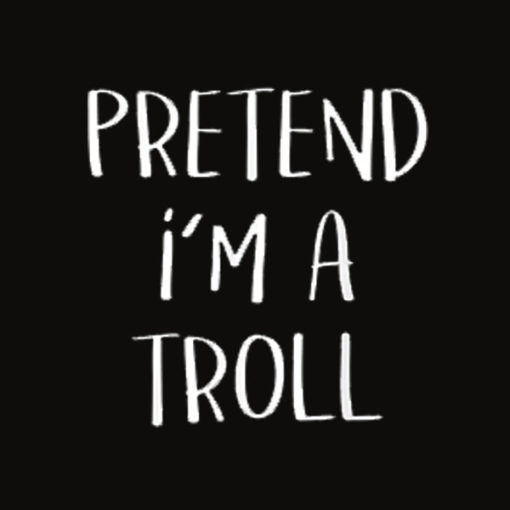 Pretend I’m A Troll Costume Funny Halloween Party T Shirt