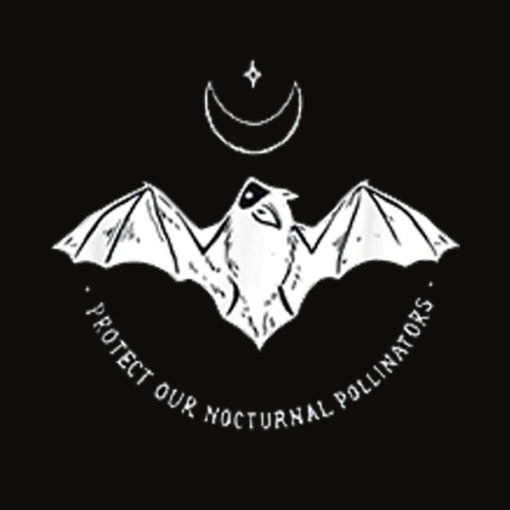 Protect Our Nocturnal Polalinators Bat with Moon Halloween T Shirt