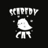 Scaredy Cat Shirt Cute Cartoon Ghost Cat Halloween T Shirt