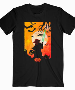 Star Wars Yoda Silhouette Halloween T Shirt