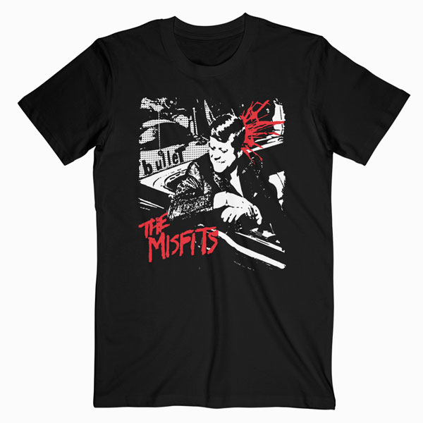 The Misfits Punk Rock Band Music Group Bullet Band T Shirt