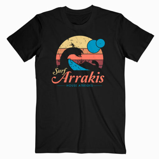 Visit Arrakis -Vintage Distressed Surf Dune Sci T Shirt