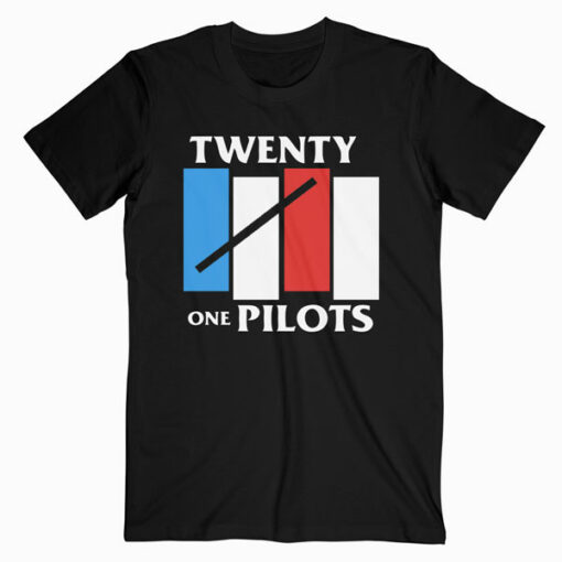 Twenty One Pilots Black Flag Funny Band T Shirt