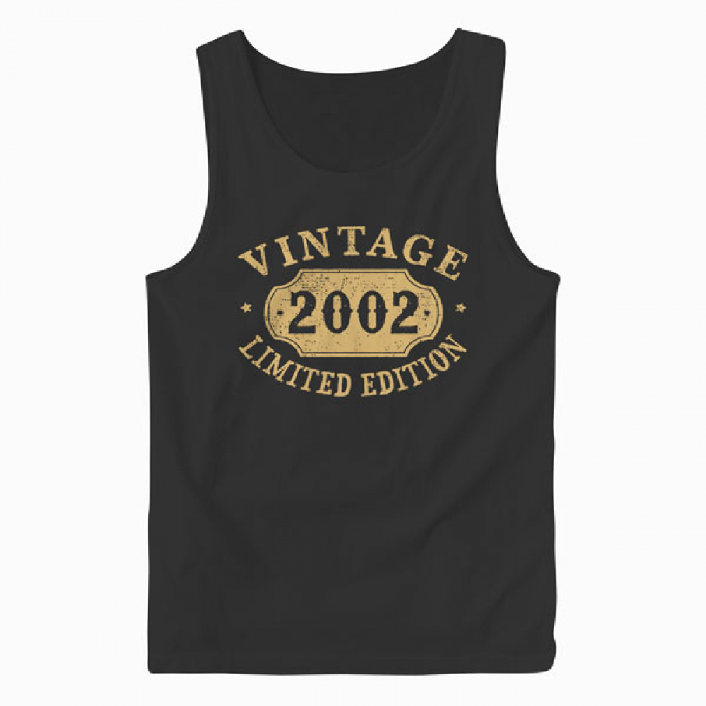 18 years old 18th Birthday Anniversary Gift Limited 2002 Tank Top