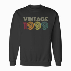 21st Birthday Gift Vintage 1999 Classic Men Women 21 Years Sweatshirt